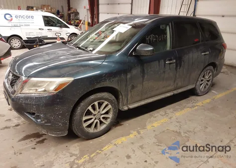 2014 Nissan Pathfinder S z USA, uszkodzony, nr VIN 5N1AR2MM7EC654367